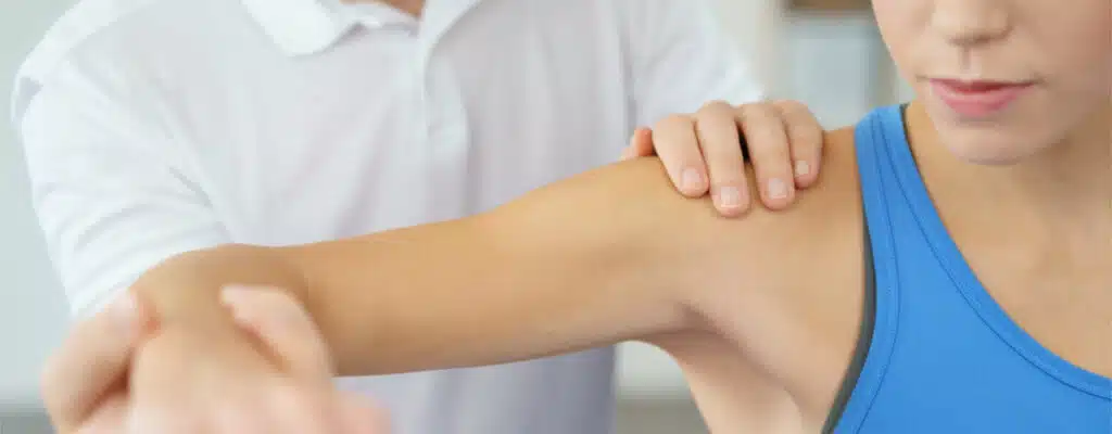 Woman receiving Myofascial Techniques for treatment