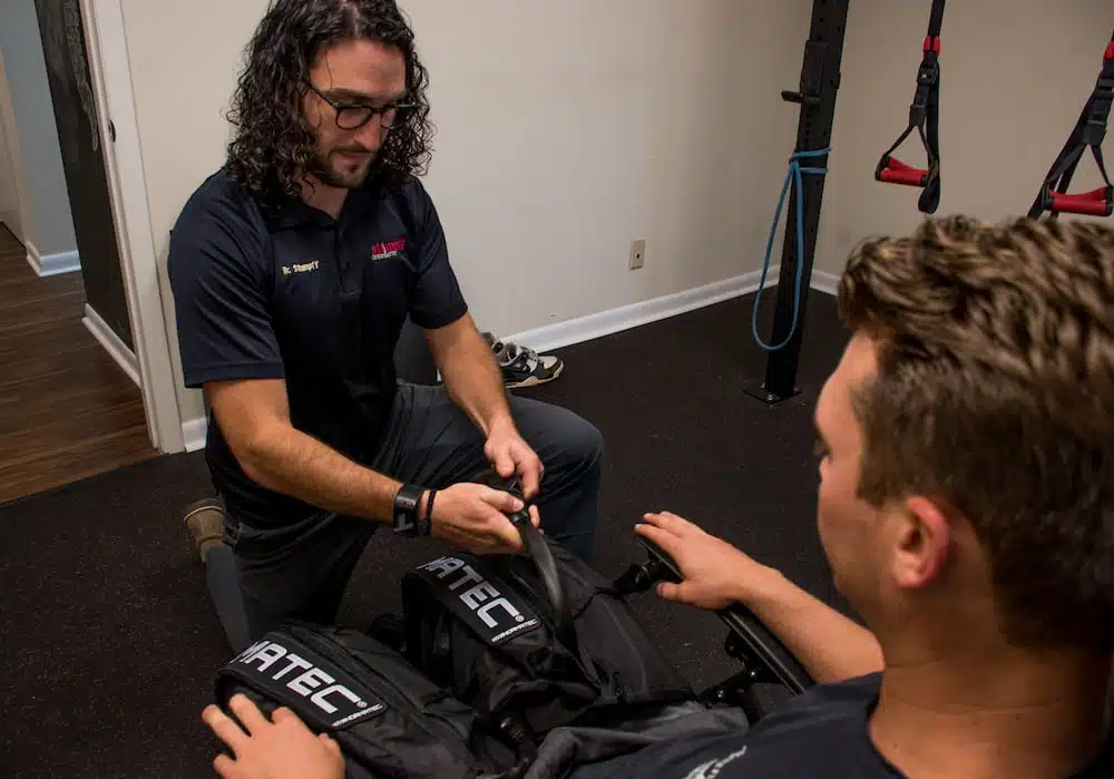 normatec recovery at Stumpff Chiropractic